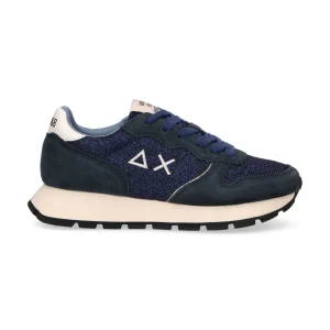 Sun68 sneaker Ally Glitter Textile blu