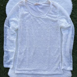 Blusa in Micromodal con Pizzo – Avorio – Luna Splendida