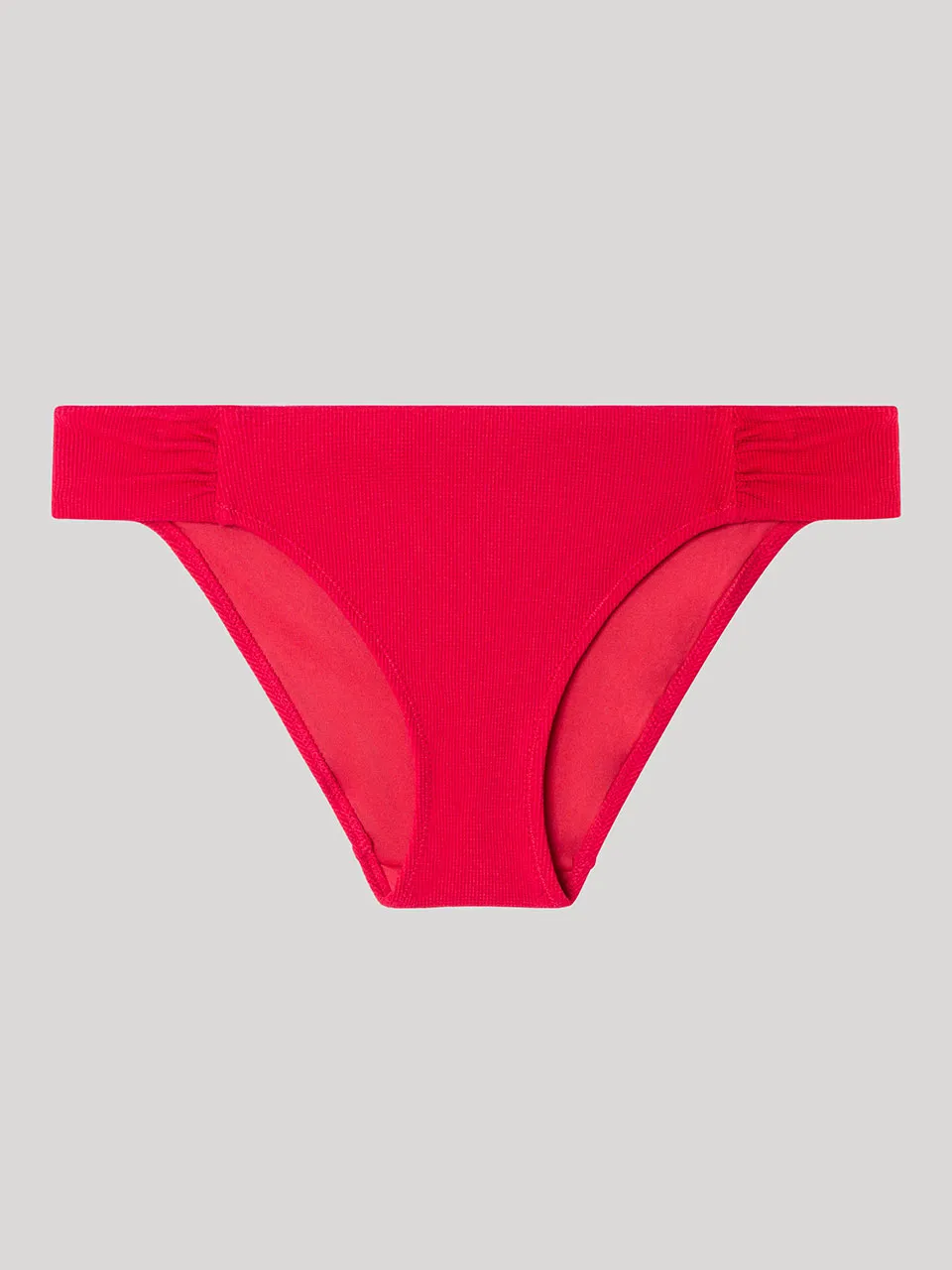 COSTUME DONNA GISELA A BALCONCINO TESSUTO NIDO D’APE COLOR ROSSO - immagine 8