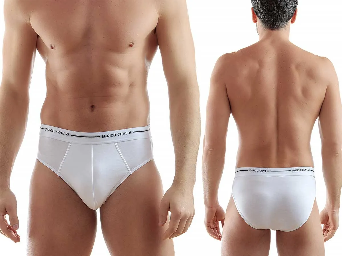 Slip elastico esterno in cotone bielastico Enrico Coveri – ES1000 3PZ - immagine 2