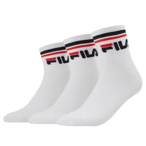 Calza corta sportiva unisex in cotone elasticizzato Fila – F9398 3PA
