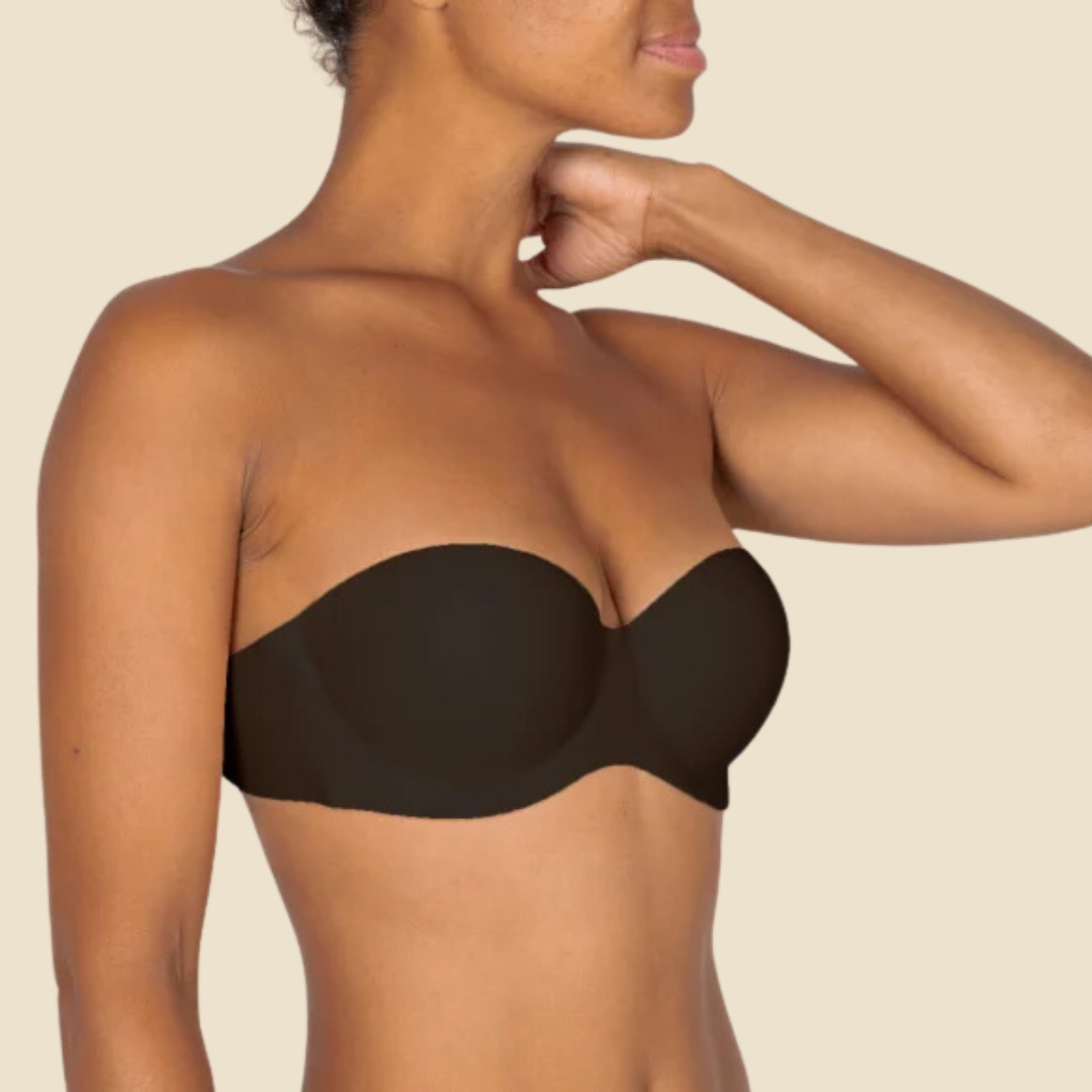 GILSA PARIS Reggiseno invisibile nero per scolli posteriori