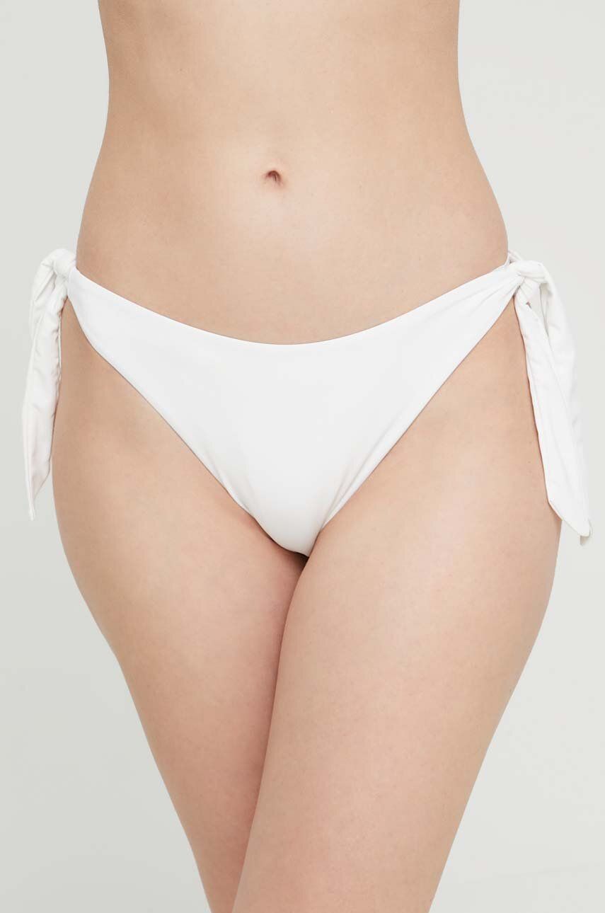 LIU JO VA3183J6447 Bikini triangolo logo e slip fiocchi bianco - immagine 5
