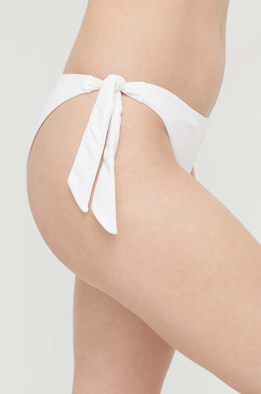 LIU JO VA3183J6447 Bikini triangolo logo e slip fiocchi bianco - immagine 6