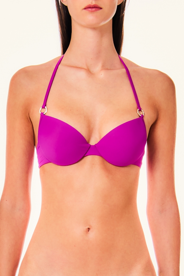 LIU JO VA4166J5885 Push up da bagno fucsia con anelli - immagine 2
