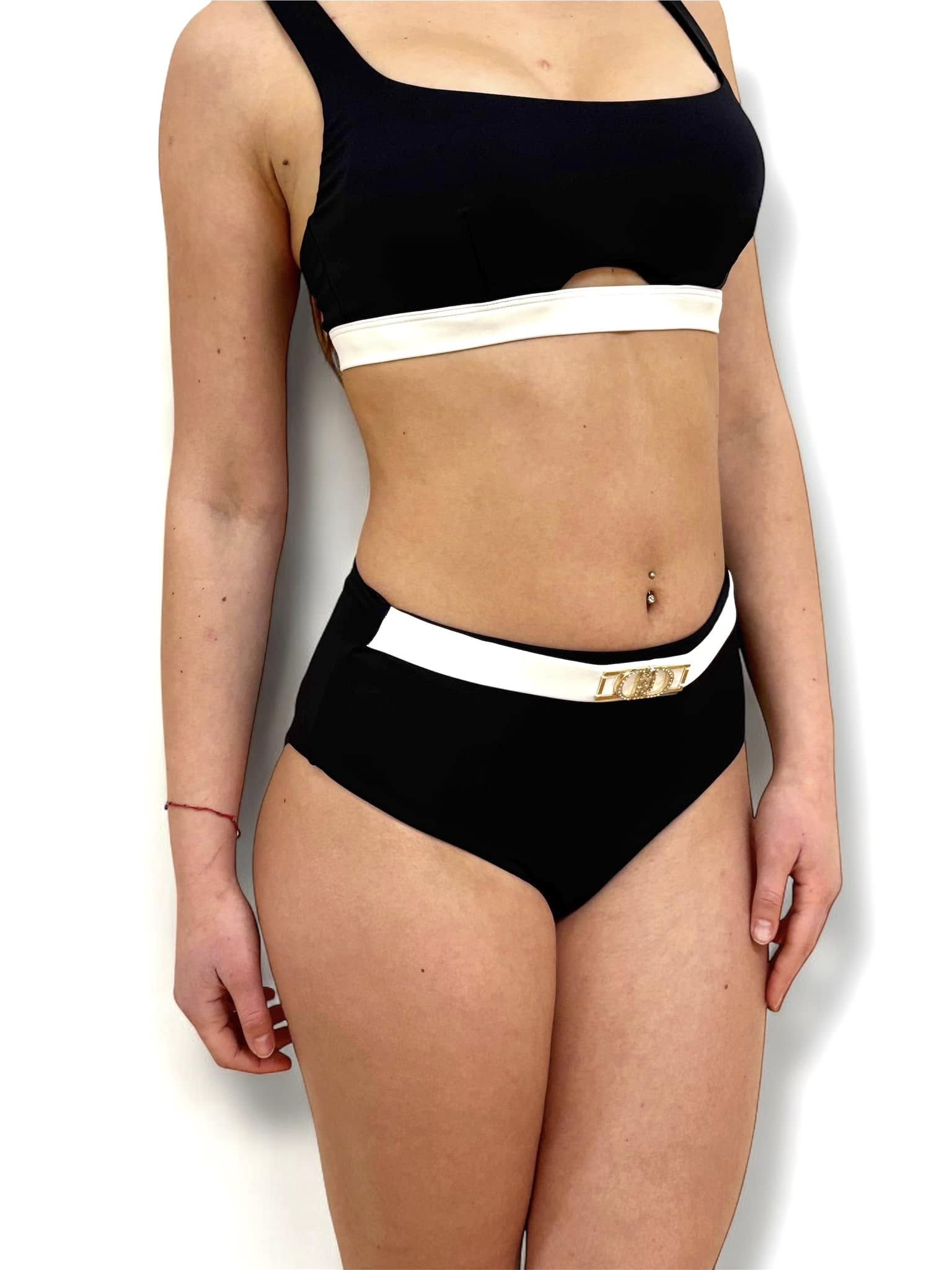LIU JO VA5075J6447 Bikini top e culotte nero - immagine 5