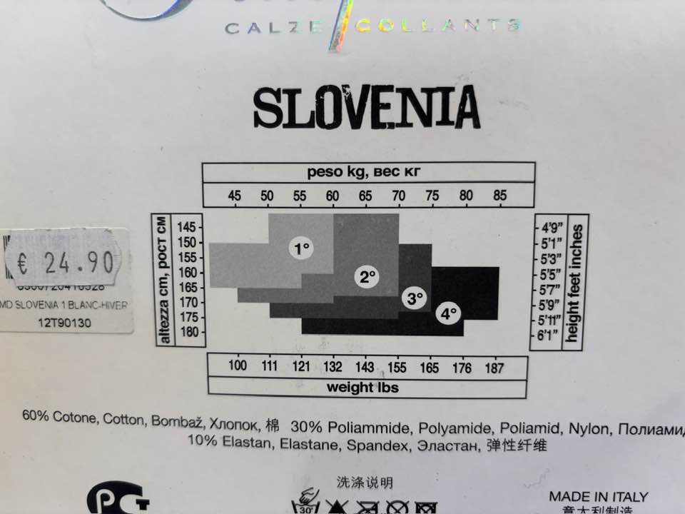 TRASPARENZE Slovenia Collant cotone bianco lavorazione trecce - immagine 4