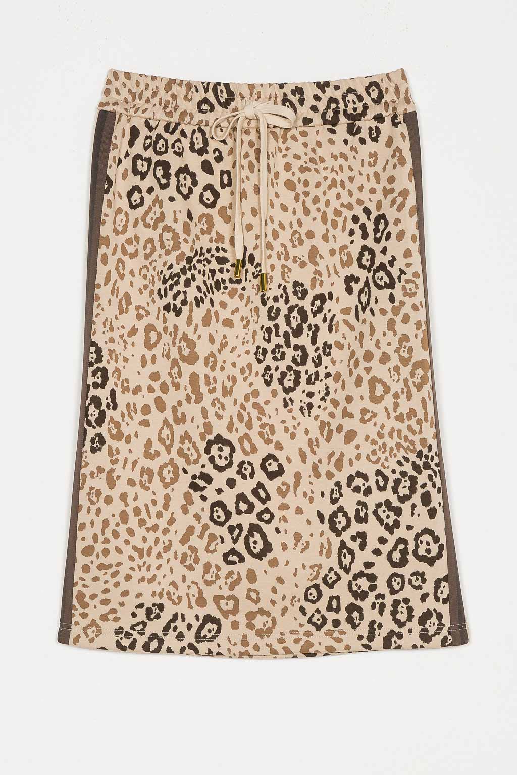 Gonna longuette Twinset in Jacquard Animalier - immagine 5