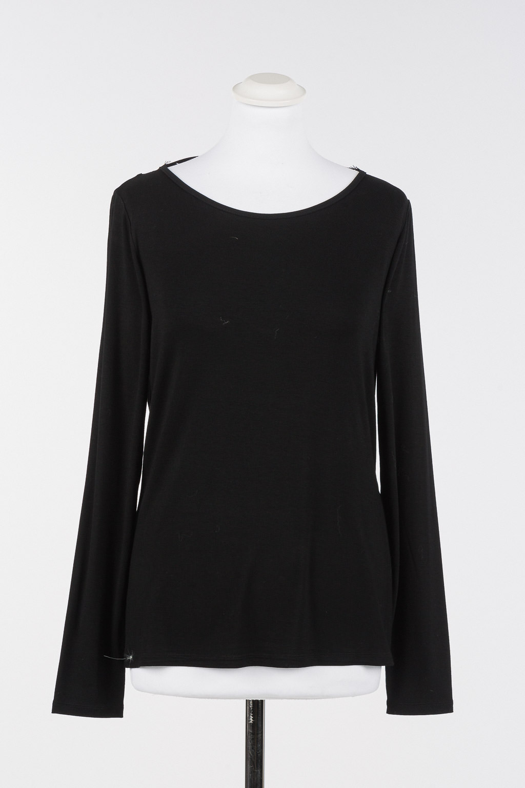 Maglia Twinset con scollo posteriore e pizzo – Nero - immagine 5