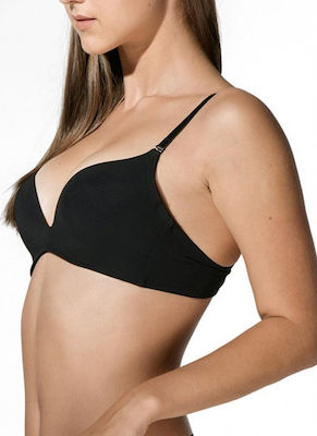 LUNA SPLENDIDA 11052 Reggiseno nero scollo profondo - immagine 3